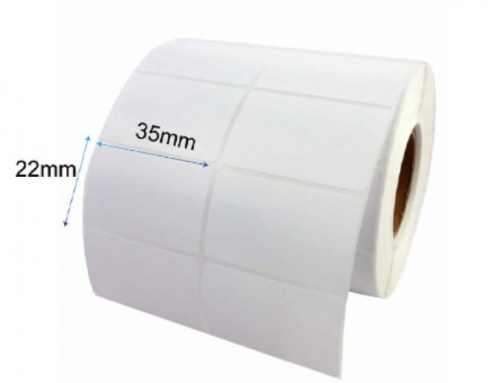 Giấy in m&atilde; vạch 2 tem 35x22mm